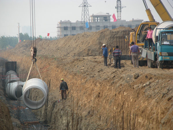 滑縣污水處理廠管道工程